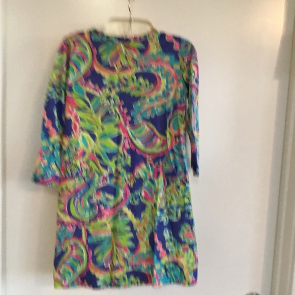 Lilly Pulitzer Blue and Green Mini Dress - Picture 8 of 9